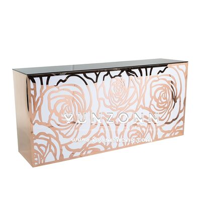 रेस्तरां और वाणिज्यिक बार के लिए ब्रांड नई अनुकूलन योग्य एलईडी बार काउंटर गुलाब डिजाइन