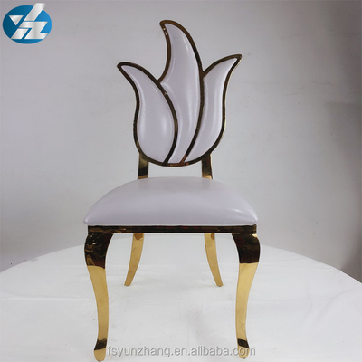 फूल डिजाइन हाई बैक वेडिंग चेयर रॉयल फर्नीचर चेयर 49X56X107cm
