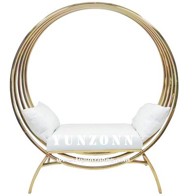 अच्छी कीमत क्लासिक वेडिंग कपल सोफा सेट गोल वेडिंग सिंहासन पक्षी पिंजरे कुर्सी ऑनलाइन