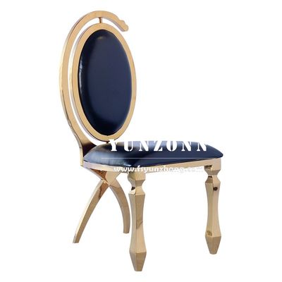 अच्छा दाम दुबई लक्जरी होटल फर्नीचर सस्ता थोक स्वर्ण स्टेनलेस स्टील भोज पार्टी के लिए शादी की कुर्सी ऑनलाइन