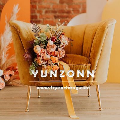 यूरोपीय शाही शादी मखमली लाउंज कुर्सी और होटल सोफा इवेंट्स के लिए लव सीट