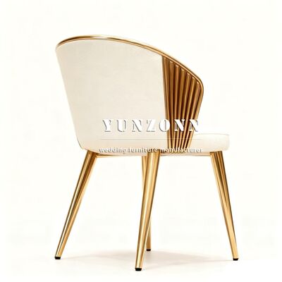 अच्छा दाम इवेंट्स के लिए फैक्ट्री थोक लक्जरी वेडिंग रिसेप्शन टिकाऊ स्टेनलेस स्टील मेटल चेयर ऑनलाइन