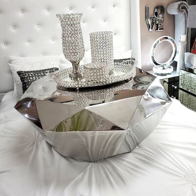 अच्छा दाम लिविंग रूम के लिए डायमंड लक्जरी मॉडर्न लिफ्ट टॉप कॉफी टेबल टिकाऊ मेटल फर्नीचर स्टेनलेस स्टील के साथ ऑनलाइन