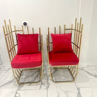 अच्छा दाम नई डिजाइन भोज शादी रानी स्वर्ण सिंहासन पक्षी पिंजरे कुर्सी सोफा पार्टी के लिए सजावटी कुर्सी ऑनलाइन