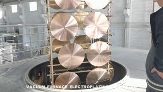 सोने के फर्नीचर उत्पादों की वैक्यूम सोना चढ़ाना प्रक्रिया